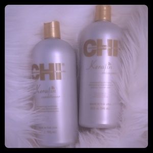 CHI keratin shampoo & conditioner